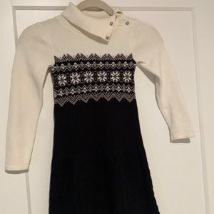 Girls size 5 Janie and Jack sweater dress.